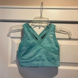 Gymshark Mint Green Cross-Back Sports Bra